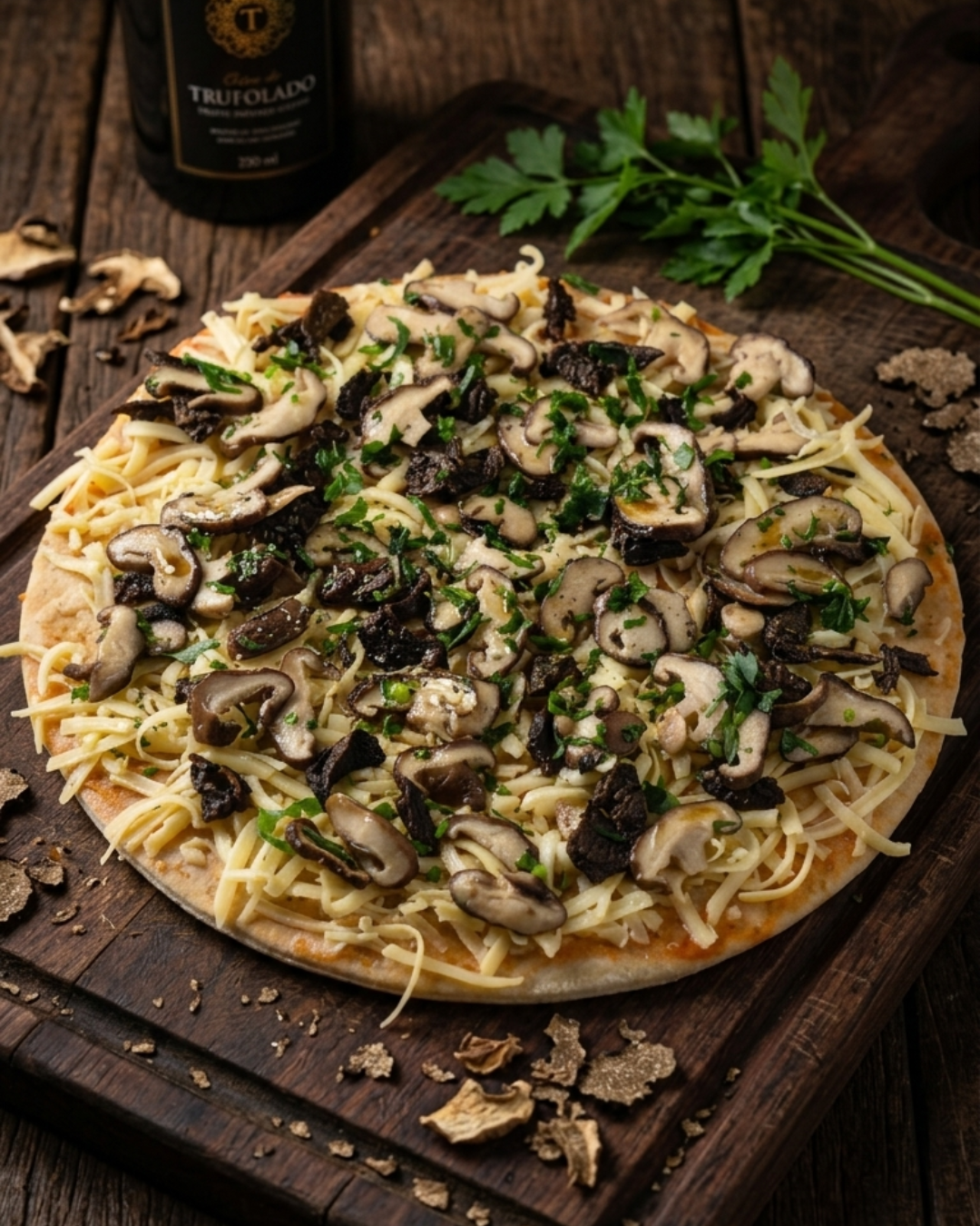 Pizza romana Due Funghi artesanal Benn